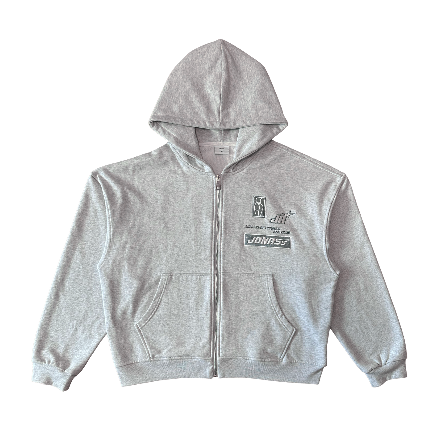 Hoodie Patch Grey