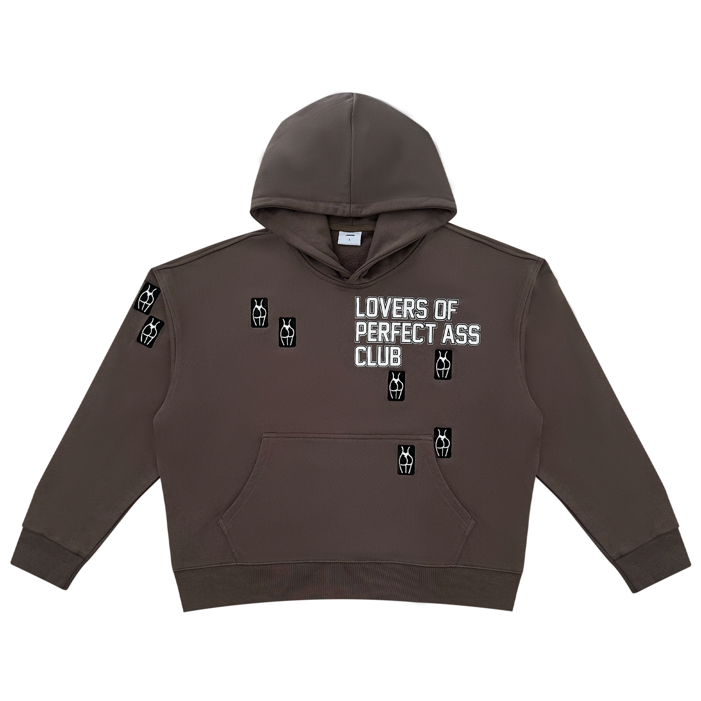 Hoodie Brown Patch