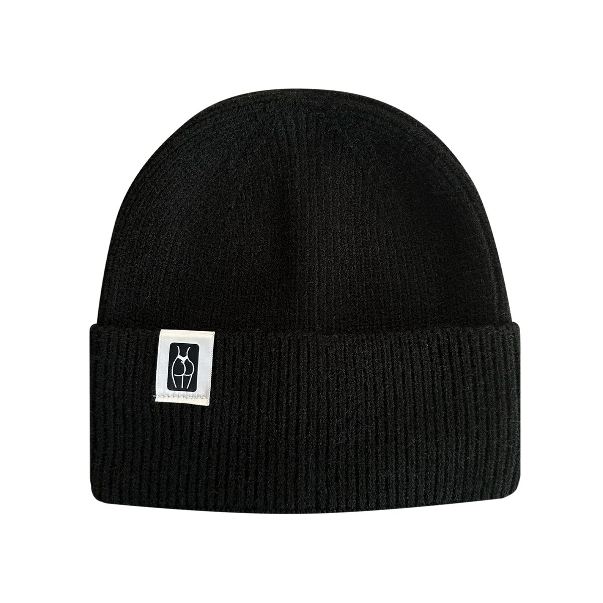 Winter Hat Logo Black