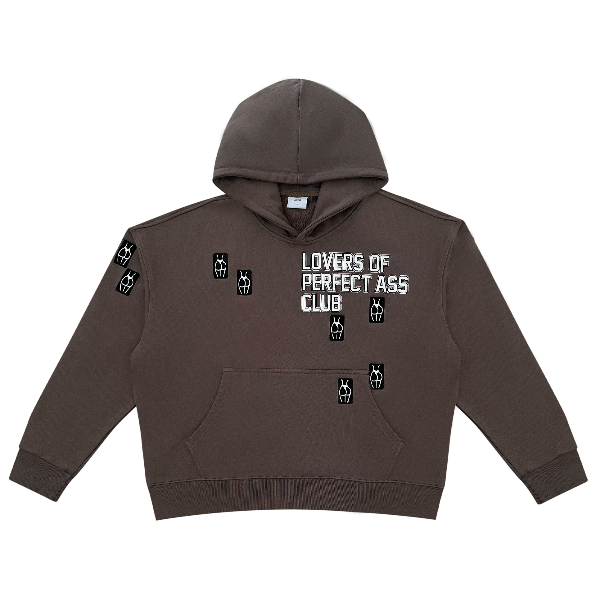 Hoodie Brown Patch
