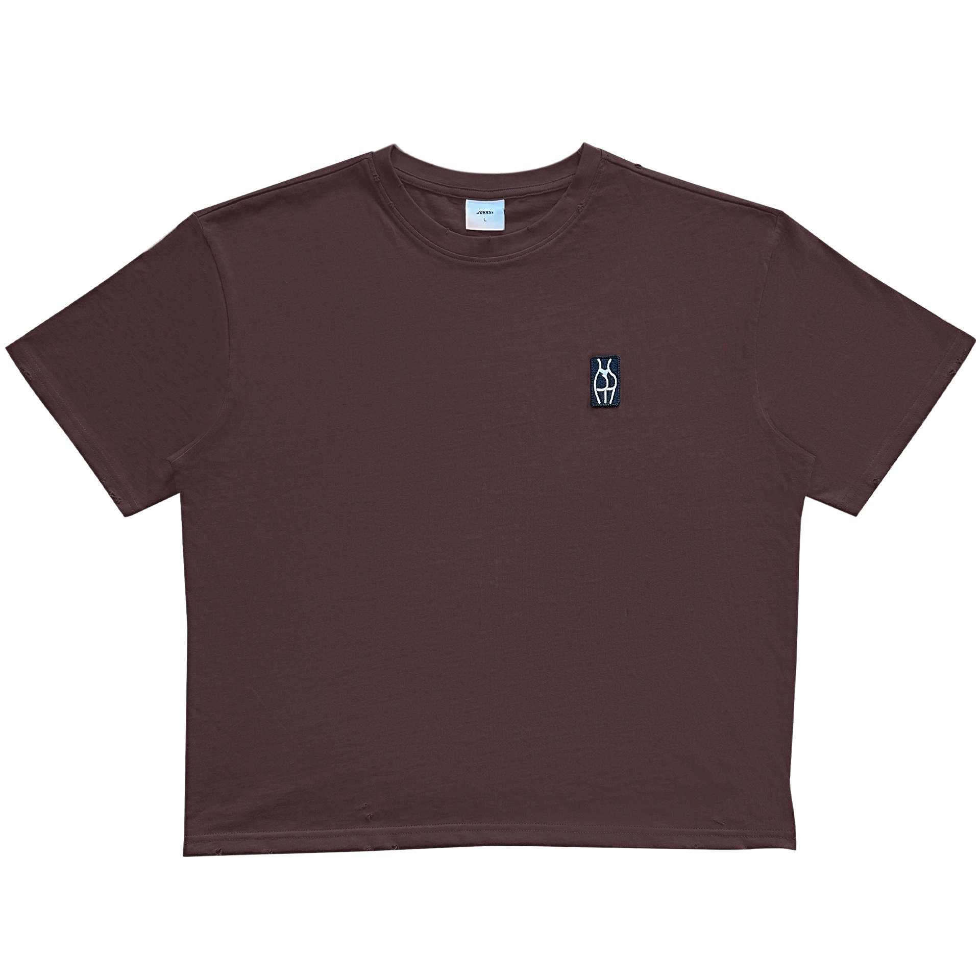 Og Logo Brown Distressed T-shirt