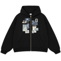 Hoodie Art Patch Black